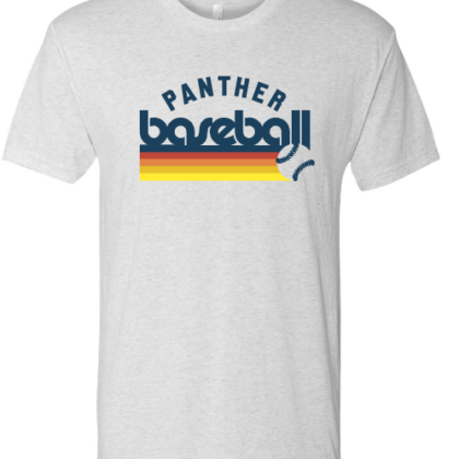 Vintage Baseball Ombre - Panthers